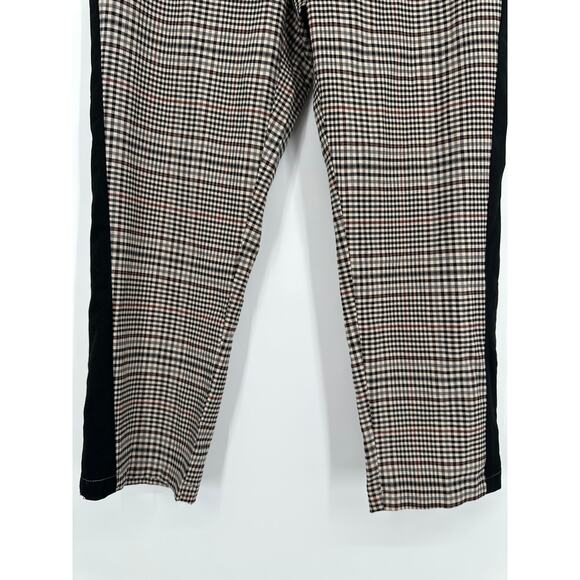 Who What Wear Glen Plaid Cropped Ankle Pants High Rise Preppy Trouser - Picture 5 of 8